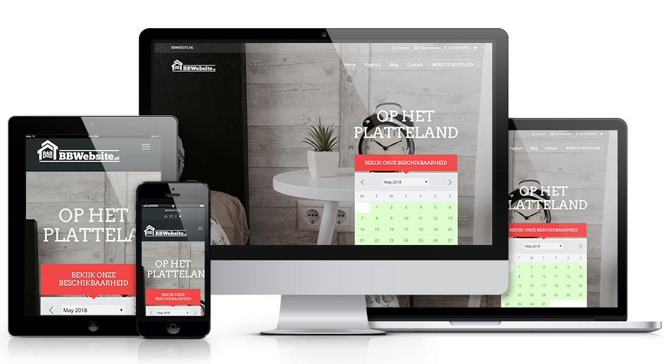 B&B Website | De Meest Complete Website Voor Jouw Bed & Breakfast!